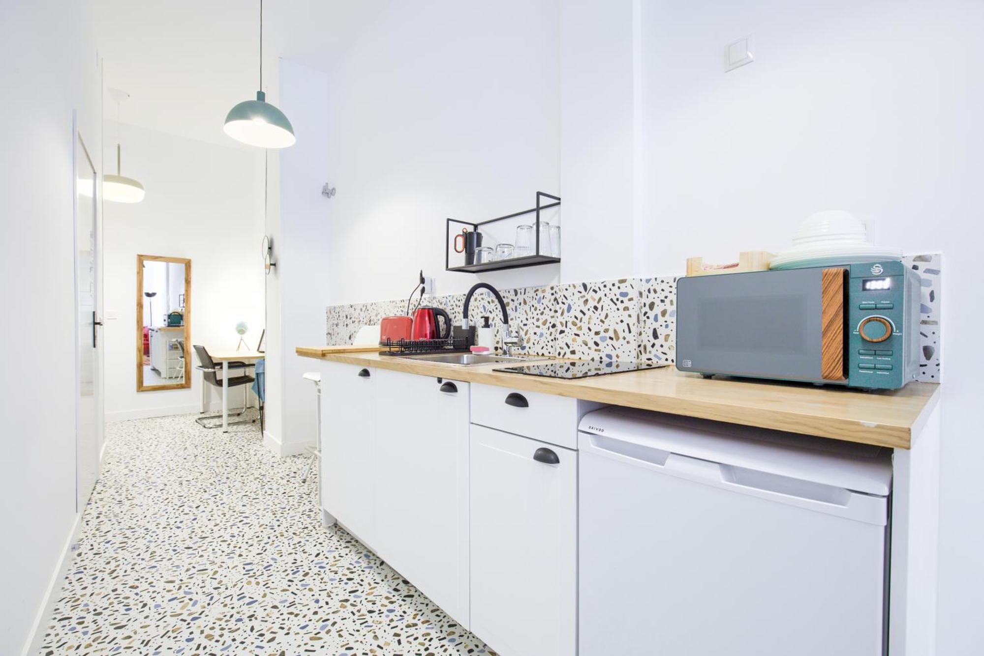 Mezzanine Orange Apartment Madrid Room photo